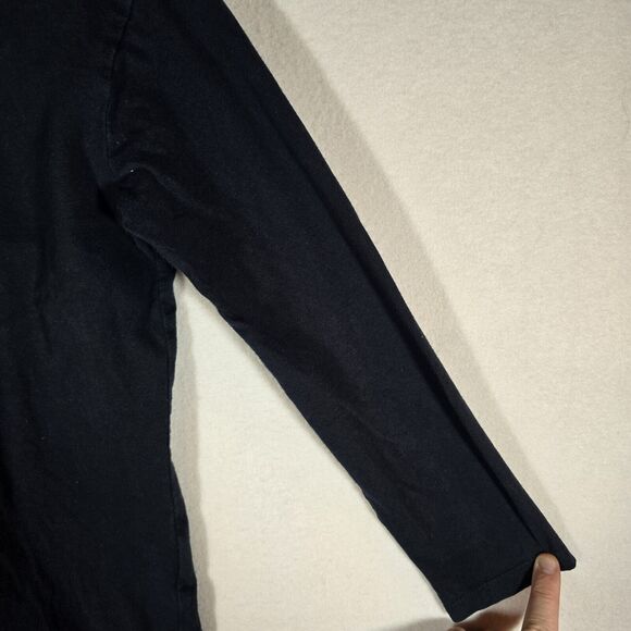 Girls small 7/8 Tee shirt, long sleeves, Dark blue, by The Children's place - Picture 3 of 10